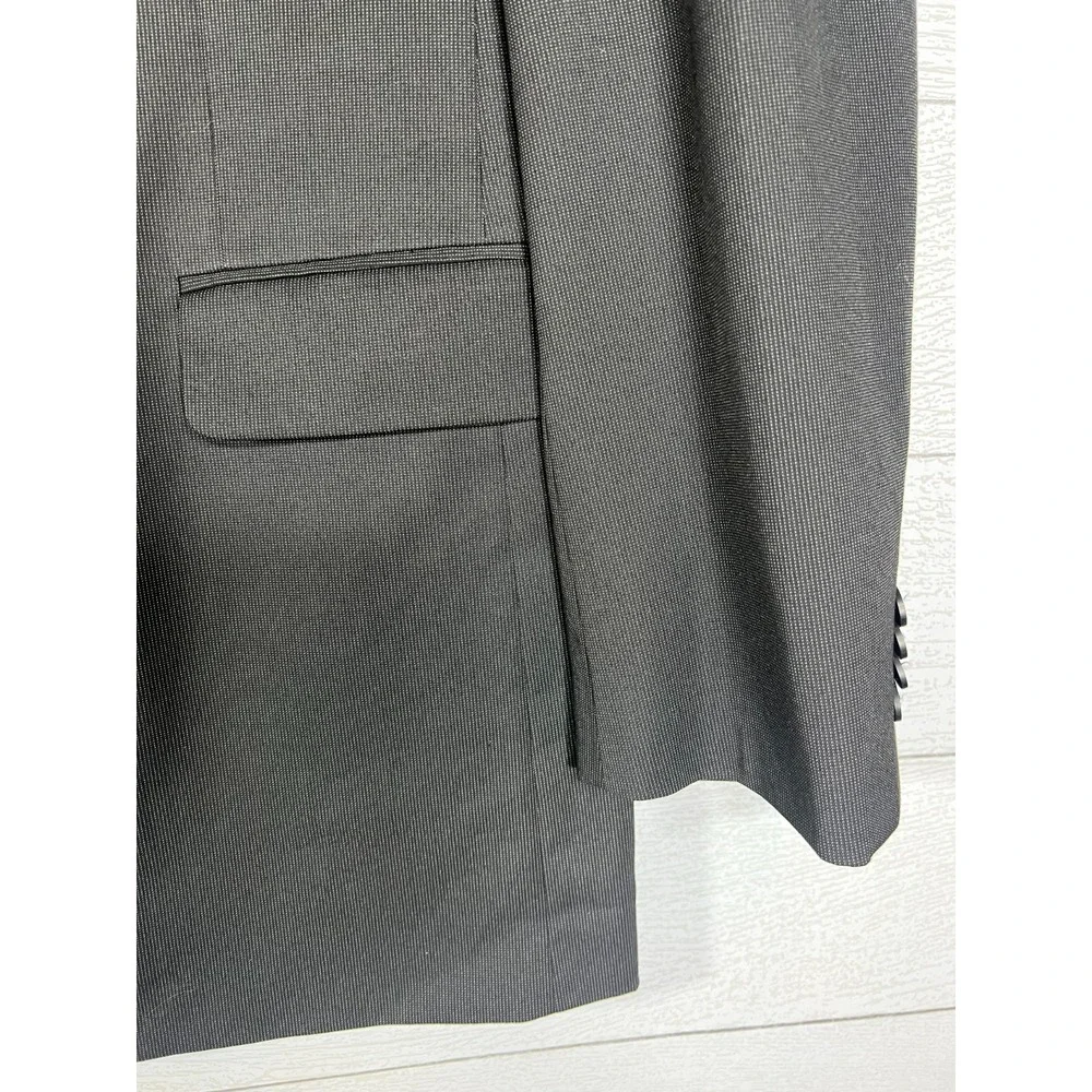 Marc Ecko 42L Black Suit Jacket Sport Coat Blazer Formal